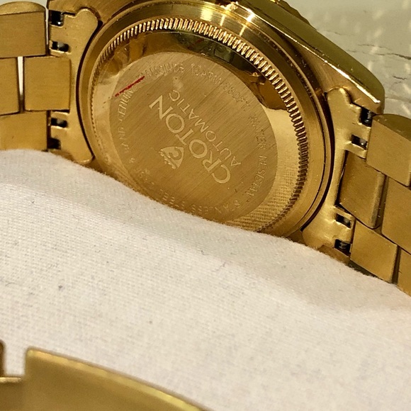 {SOLD ON MERCARI} Croton Presidential Automatic Diamond Date MOP Unisex Watch - Picture 4 of 9